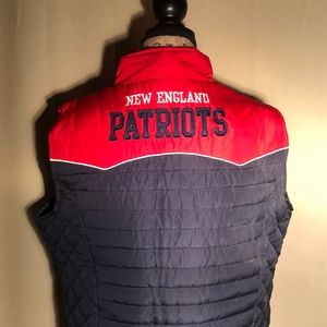 NFL Patriots Puffer Vest New England Women's M